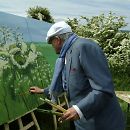 Foto: David Hockney malt Woldgate Before Kilham 2007, Foto: Arsenal Film